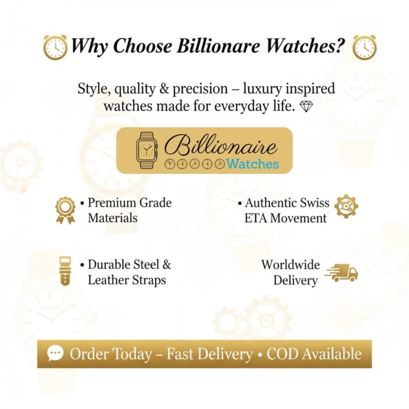 Billionaire Luxury Timepieces – Designed to Impress