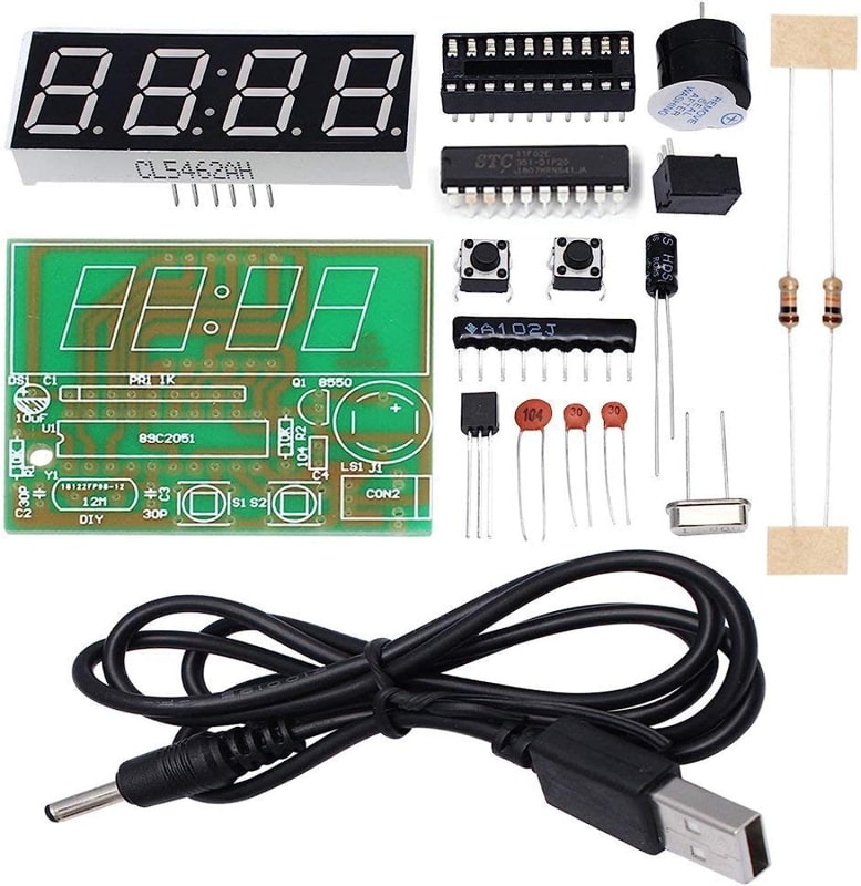 4-Digit Digital Clock Kits