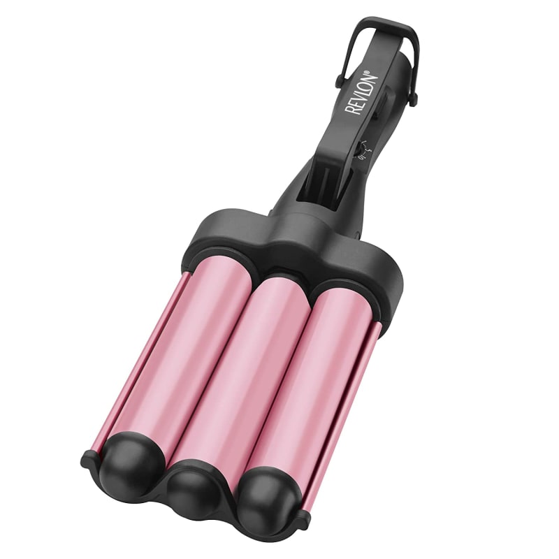 REVLON 3 Barrel JUMBO Hair Waver, Pink