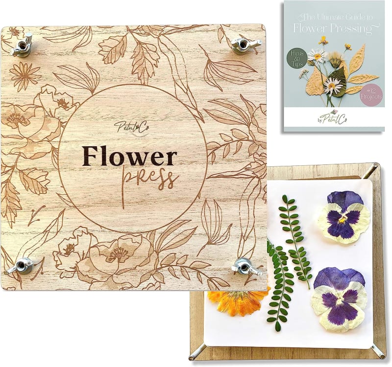 Wooden Leaf, Plant, Flower Press Kit