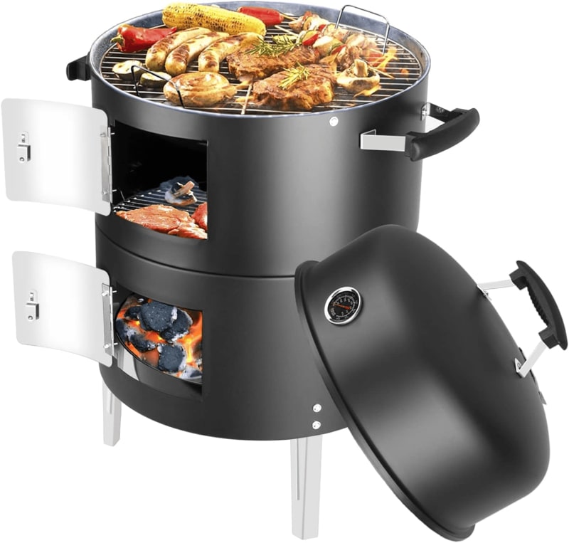 SUNLIFER Portable Charcoal BBQ Grill