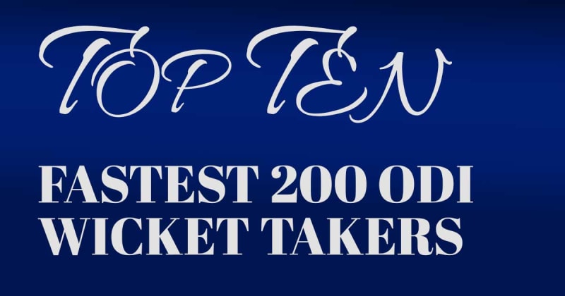 Fastest 200 ODI Wicket-Takers – Starc, Shami, and Legends of Pace and Spin