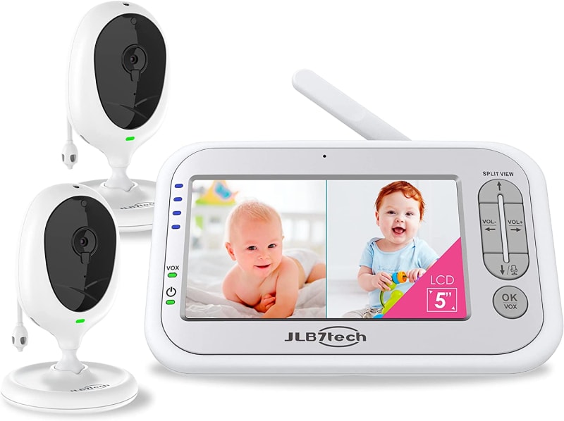 Baby Monitor with 2 Cameras and Audio,Night Vision