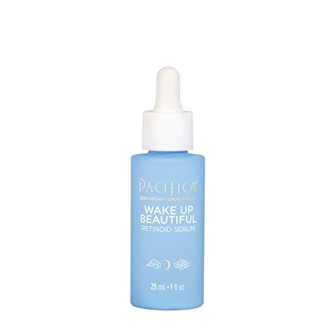Pacifica Beauty | Wake Up Beautiful Overnight Retinoid Serum | For Fine Lines & Wrinkles, Dark Spots, and Uneven Skin Tone | Petroleum-Free | For Aging Skin | Clean Skincare | Vegan + Cruelty Free