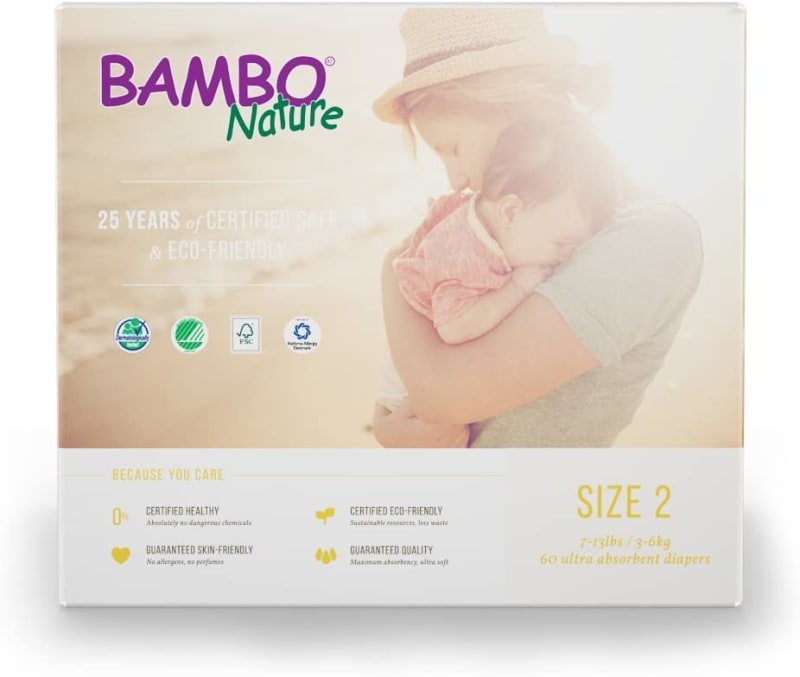 Eco Friendly Baby Diapers Classic for Sensitive Skin