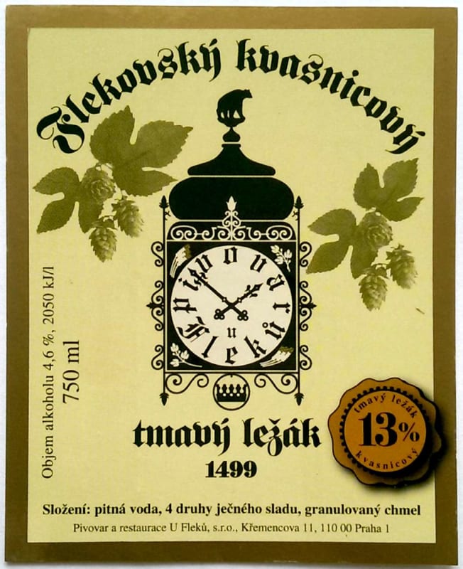 Flekovsky kvasnicovy tmavy lezak Etk. A