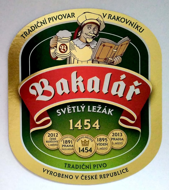 Bakalář Světlý ležák Etk. A