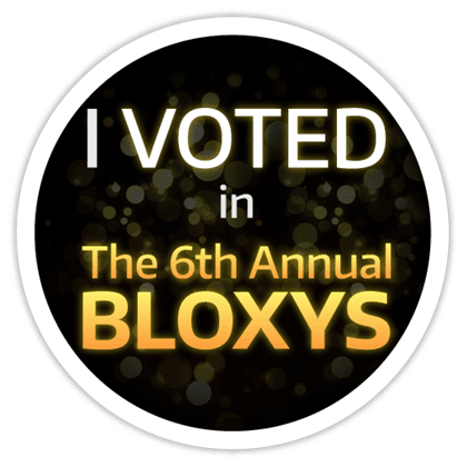 Bloxy Awards 2018 Sticker