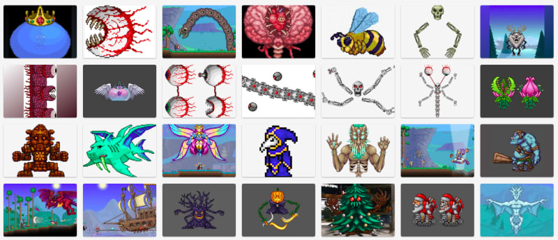 Terraria Bosses in Order by @gamingcollective - Listium