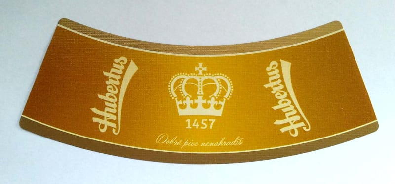 Hubertus Světlý ležák Medium ovál Etk. C