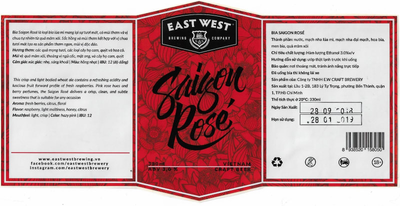 East West Saigon Rosé