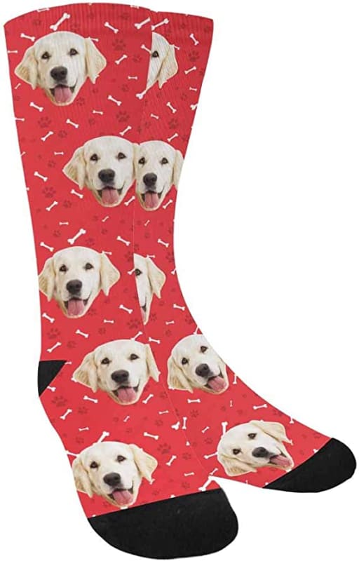 Custom Personalized Photo Pet Face Socks