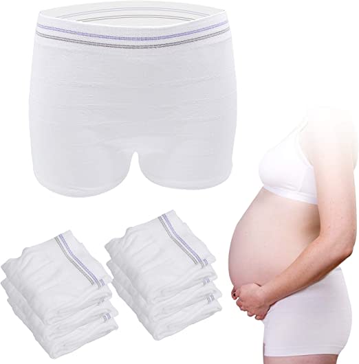 Mesh Postpartum Underwear High Waist Disposable Post Bay C-Section Recovery Maternity Panties for Women