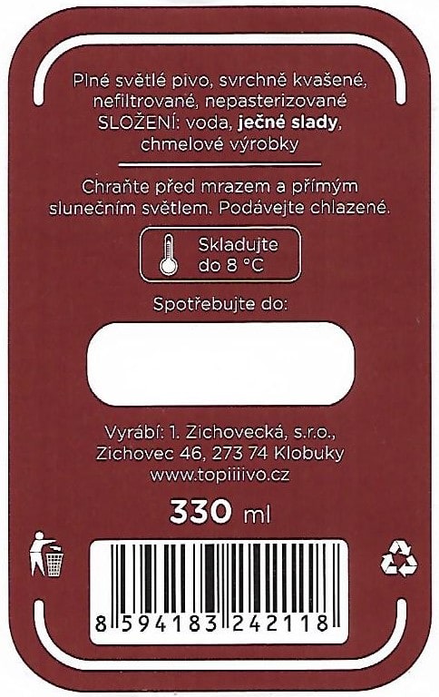 Zichovec 12 Mosaic ALE 330ml Etk. B