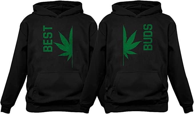 Best Buds His and Hers Sweatshirts Hoodie Set