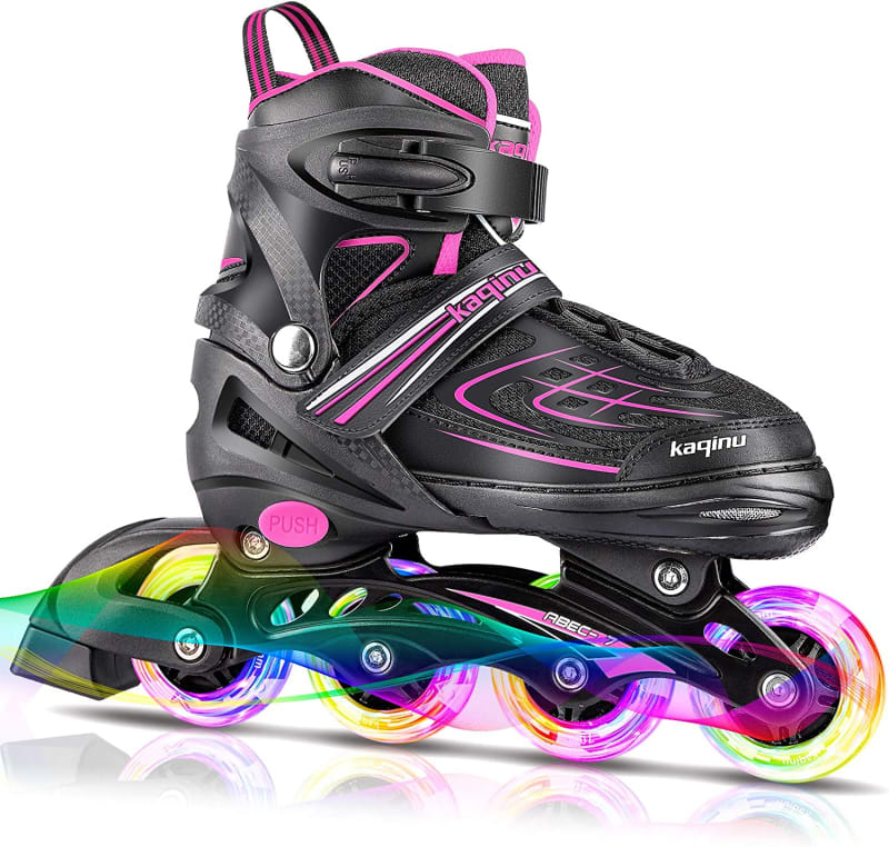Outdoor Blades Roller Skates with Full Illuminating Wheels for Kids
