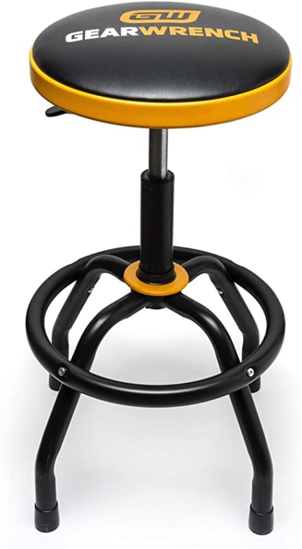 Adjustable Height Swivel Shop Stool