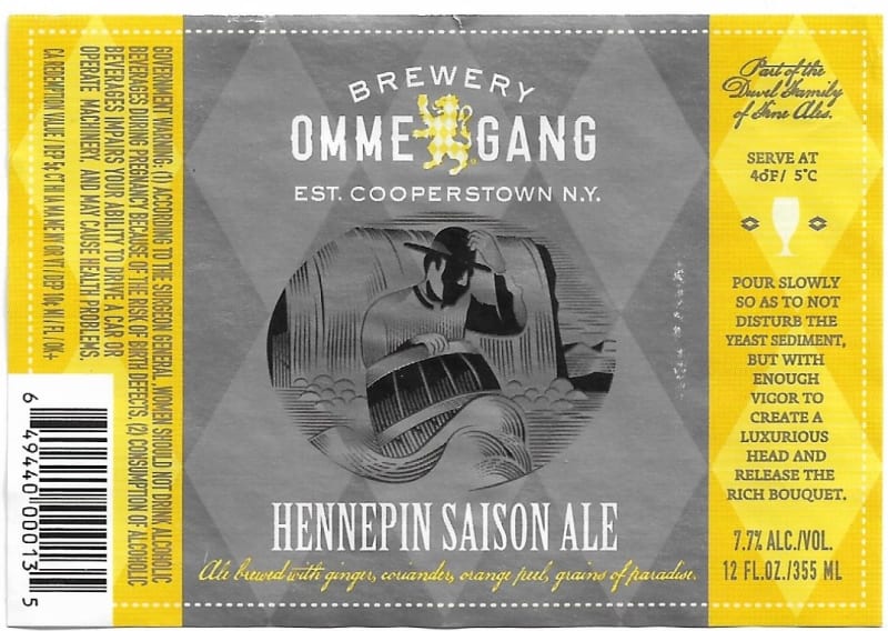 Ommegang Hennepin Saison Ale 355ml
