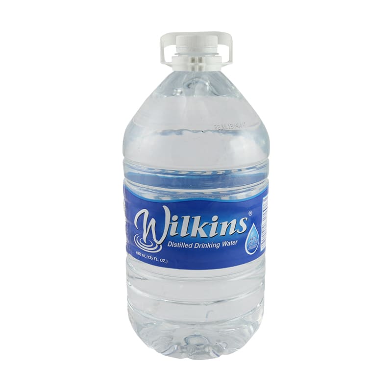 Distilled Water (water is not given to newborn, unless mixed with formula powdered milk)