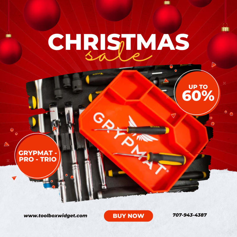 Christmas Sale: Up to 60% off Grypmat