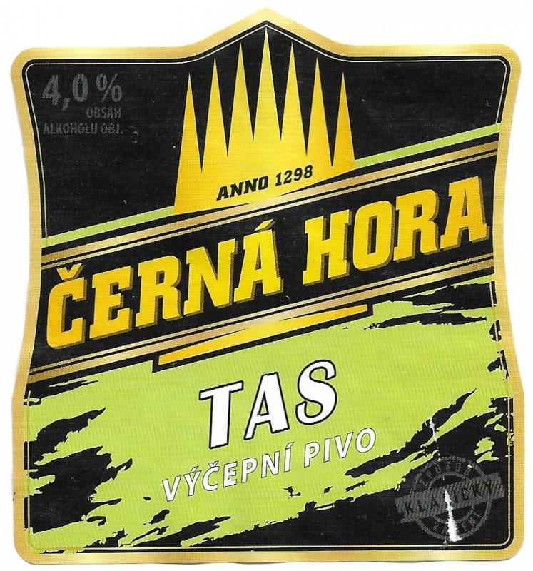 Černá Hora TAS výčepní pivo