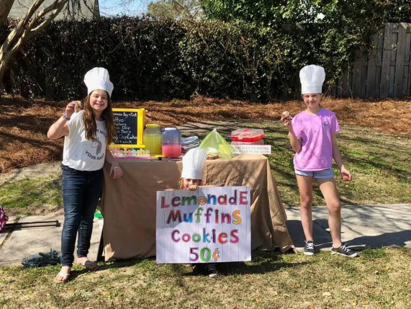 Sell lemonade around the neighbourhood