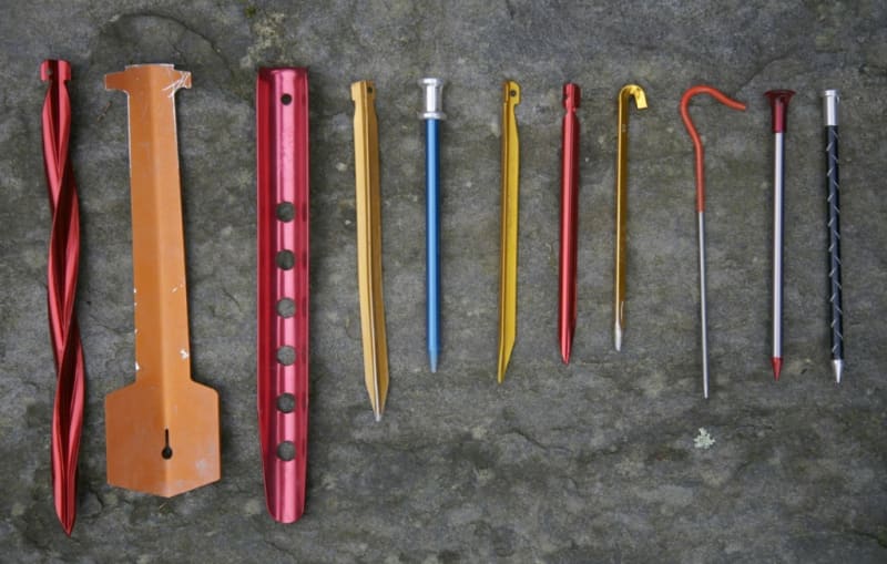 Tent stakes
