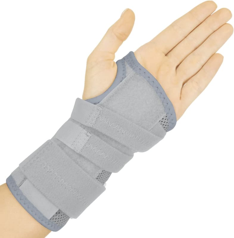 Carpal Tunnel Wrist Brace (Left or Right) - Arm Compression Hand Support Splint - for Men, Women, Kids, Bowling, Tendonitis, Arthritis, Athletic Pain, Sports, Golf - Universal Adjustable Fit
