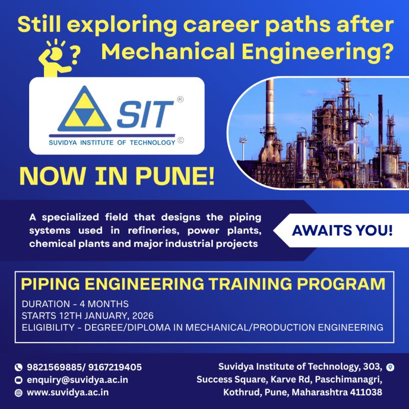 Piping Engineering Course Pune