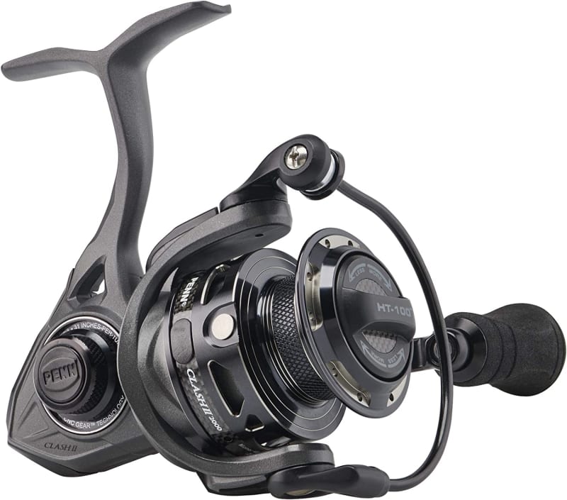 Clash II Spinning Reel - Lightweight Saltwater Shore and Kayak Fishing Reel for Lure Fishing - Sea Fishing Reel for Bass, Pollack, Cod, Wrasse