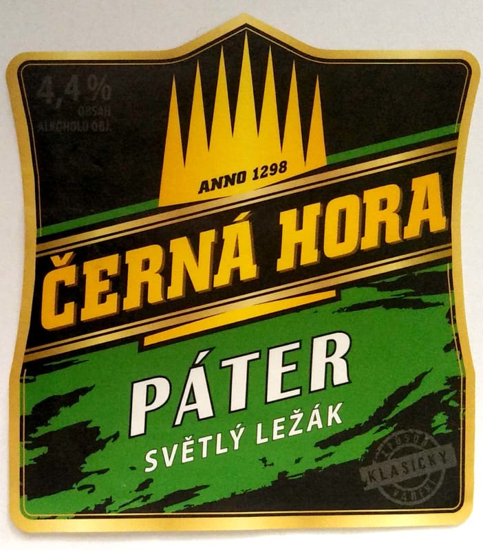 Černá Hora Páter světlý ležák