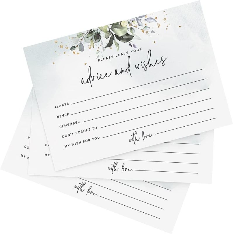 Advice and Wishes Cards