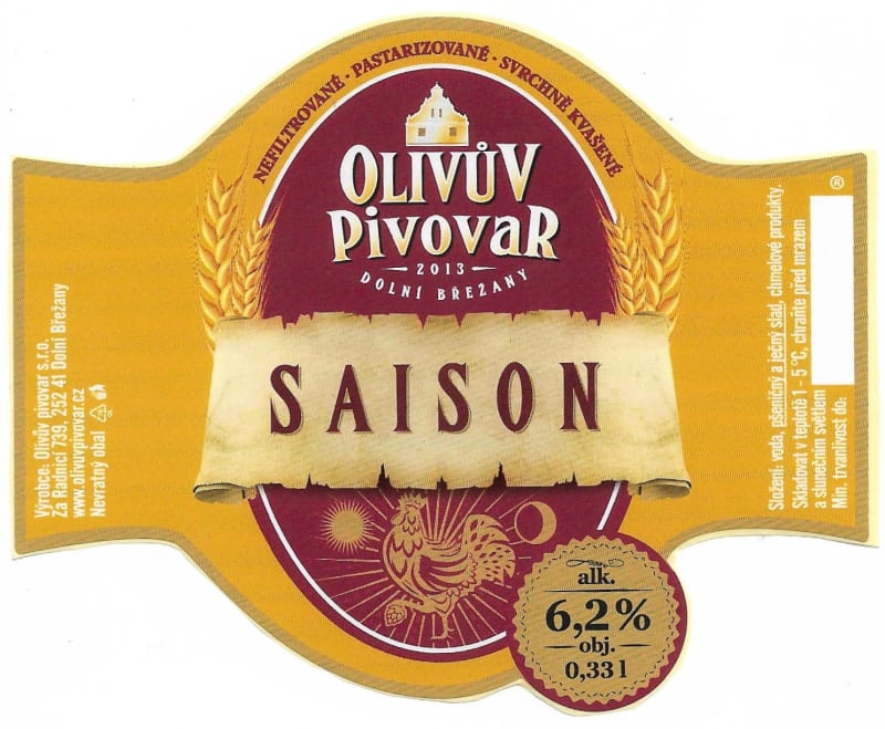 Olivův Saison 0.33l Etk. A