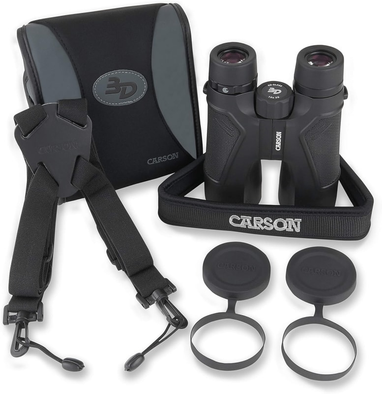 Carson 3D Series High Definition Waterproof Binoculars with ED Glass