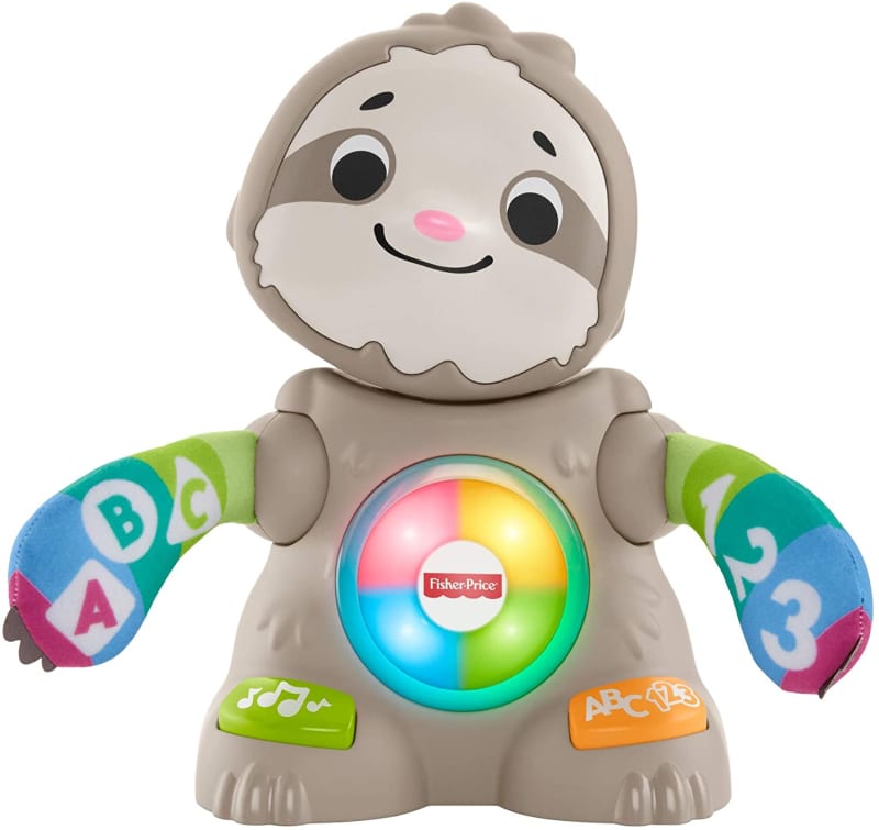 Linkimals Smooth Moves Sloth, clapping baby toy with music, lights, and learning songs for babies & toddlers