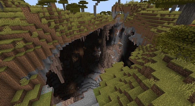 Exposed Dripstone Cave