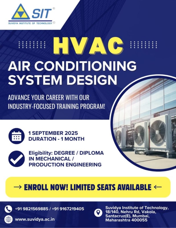 Air Conditioning System Design (HVAC)