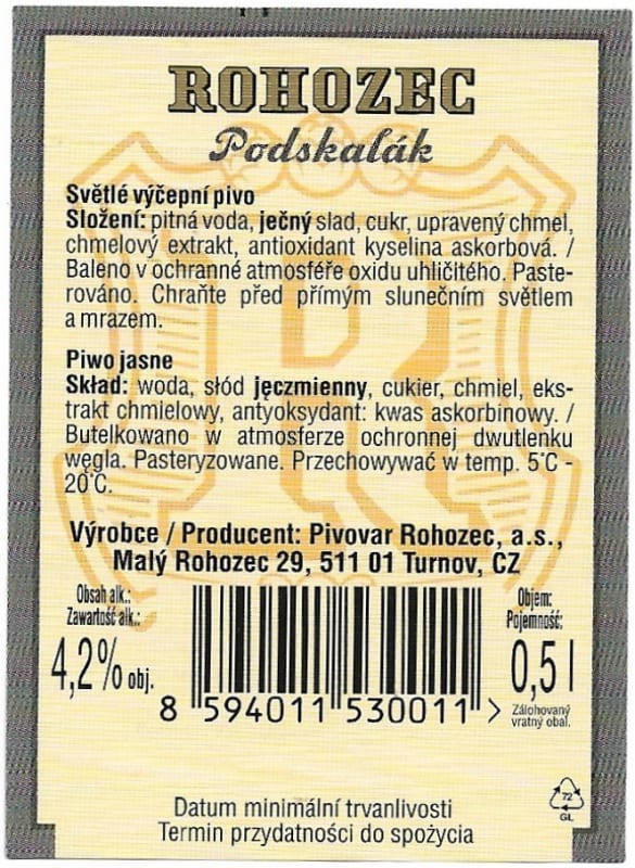 Rohozec Podskalák Etk.B