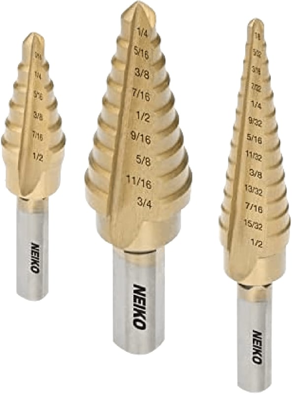 10193A Titanium Step Drill Bit Set