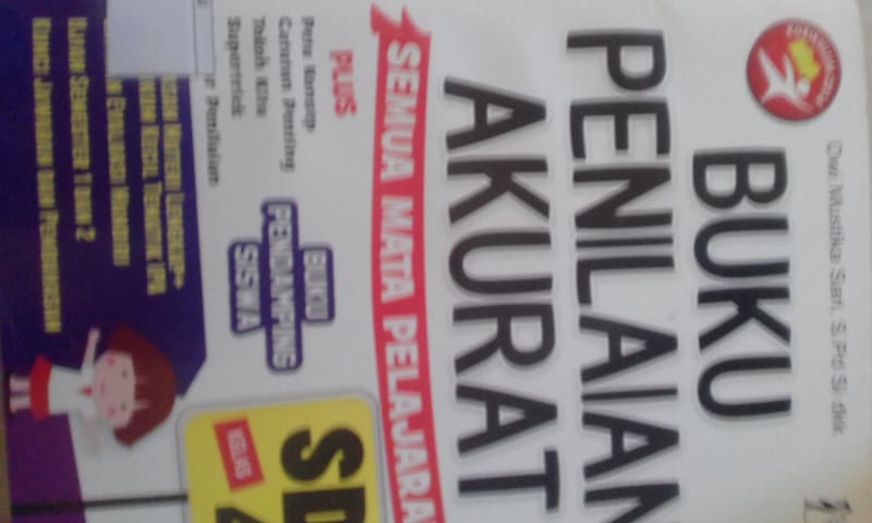 BUKU PENILAIAN AKURAT SEMUA MATA PELAJARAN SD KELAS 4