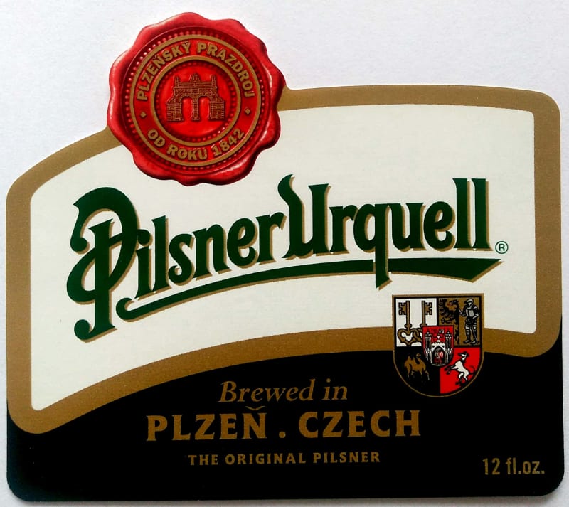 Pilsner Urquell Plzen Czech Etk.A