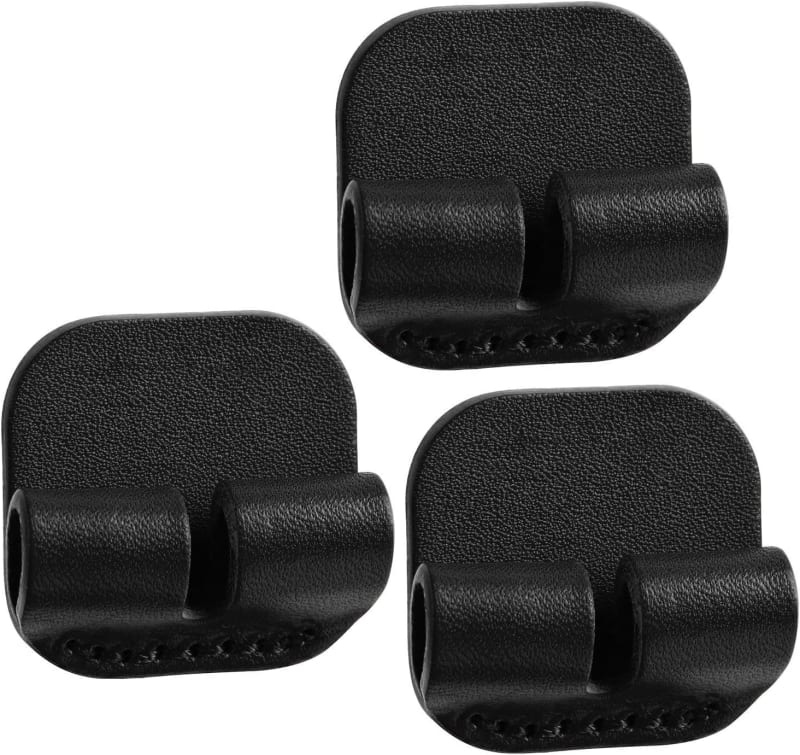 TOPHOME Cable Clips Leather Adhesive Cord Holders