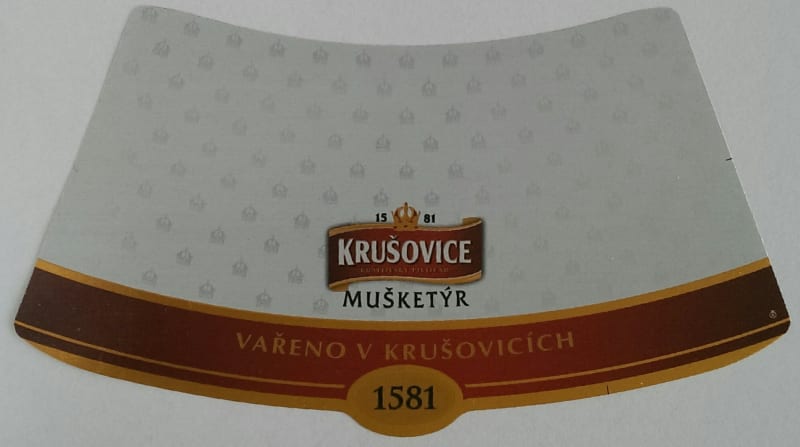 Krušovice Mušketýr Etk. C