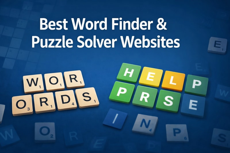 Best Word Finder & Puzzle Solver Websites