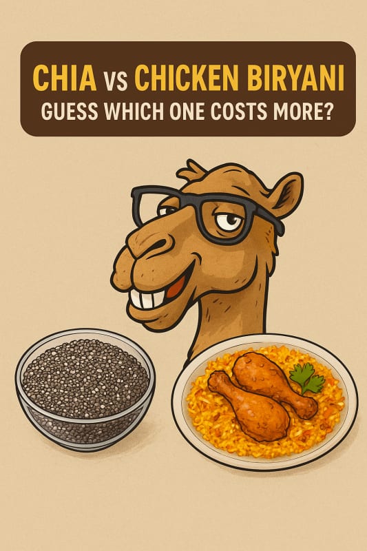 Chia vs Chicken Biryani Guess Which One Costs More?