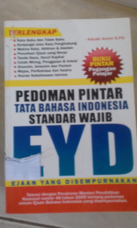PEDOMAN PINTAR TATA BAHASA INDONESIA STANDAR WAJIB EYD