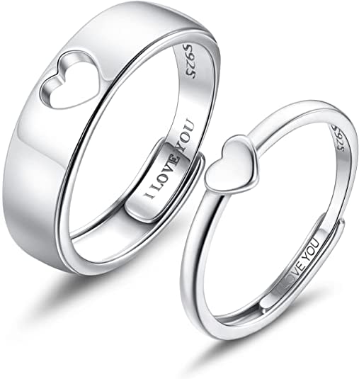 Matching Heart Promise Rings