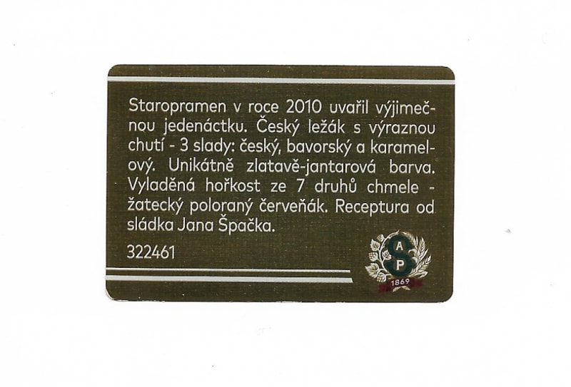 Staropramen Výjimečná Jedenáctka 150 Etk.B