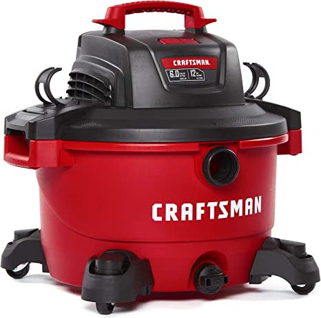 CRAFTSMAN CMXEVBE17594 12 Gallon 6.0 Peak HP Wet/Dry Vac