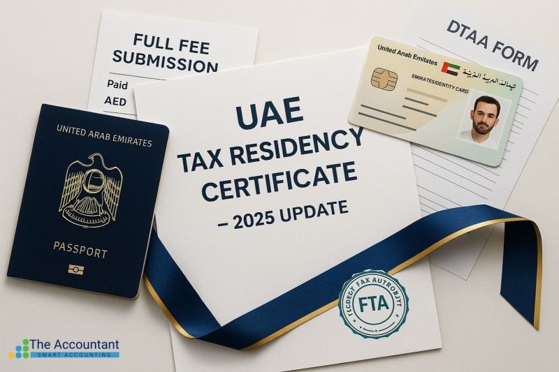UAE Tax Residency Certificate (TRC) New Update: New Fee Rules, Eligibility, Documents & Complete Guide